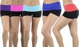 4-csomag a női rövidnadrág futáshoz, fitneszhez és tornateremhez
