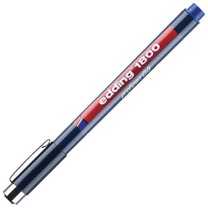 FLOMASTER ZA TEHNIČNO RISANJE PROFIPEN 0,3MM EDDING 1800 MODRI