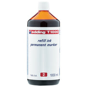 Črnilo za permanentni marker 1000ml edding t1000 rdeče