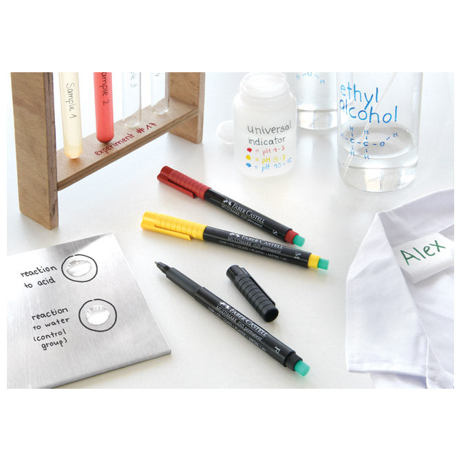 MARKER PERMANENTNI 0,4MM MULTIMARK FABER CASTELL 152321 CRVENI