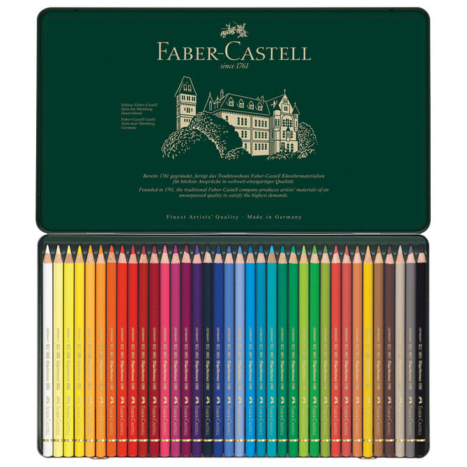 Boje drvene  36boja metalna kutija polychromos faber castell 110036