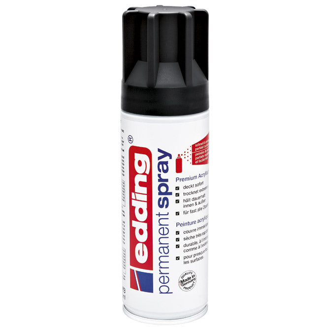 Boja akrilna u spreju 200ml permanentna edding 5200901 mat crna