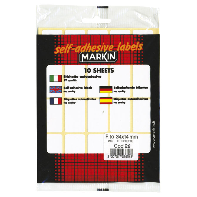 NALEPKE SLEP  34X14MM PK10L MARKIN 10026 BLISTER