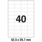 ETIKETE ILK 52,5X29,7MM PK100L ZWECKFORM 3651