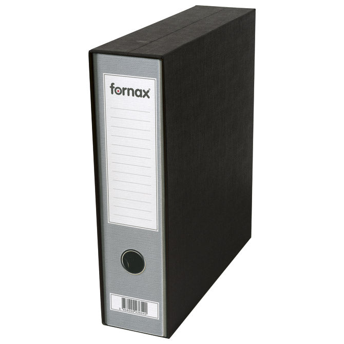 REGISTRATOR A4 ŠIROKI U KUTIJI PRESTIGE FORNAX 402339 (13466) METALIK SREBRNI