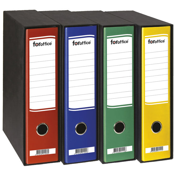 REGISTRATOR A4 ŠIROKI U CRNOJ KUTIJI FOROFFICE 404146 (403013) ZELENI