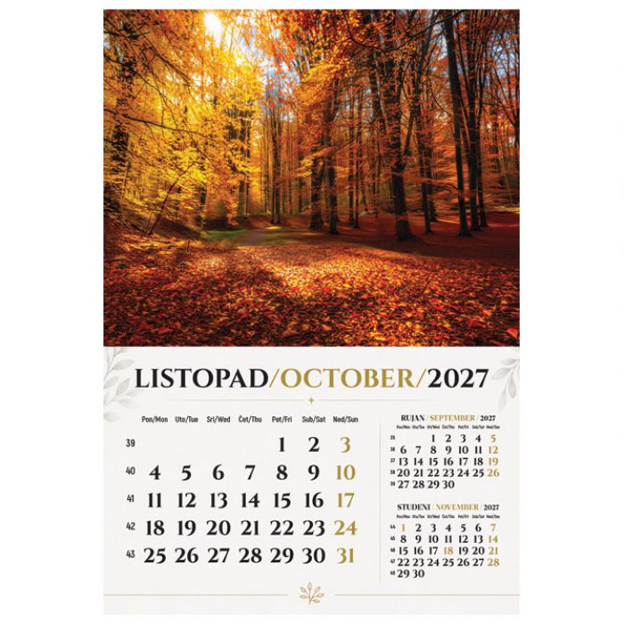 KALENDAR "ŠUMSKA PRIČA 2027" 13L, SPIRALA