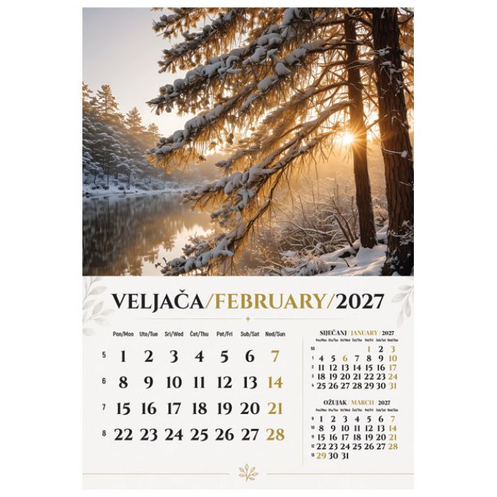 KALENDAR "ŠUMSKA PRIČA 2027" 13L, SPIRALA