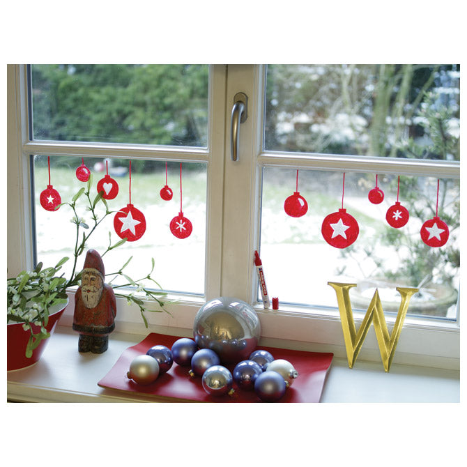 Marker kreda za steklo 4-15mm edding 4090 rdeča