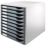 KUTIJA Z 10 PREDALI FORM SET LEITZ 52810089 SIVA