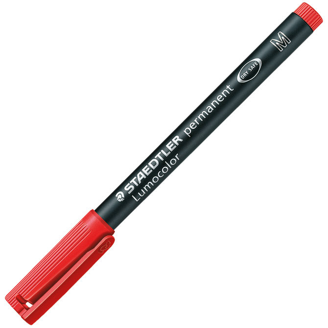 Marker permanentni 1mm lumocolor staedtler 317-2 crveni