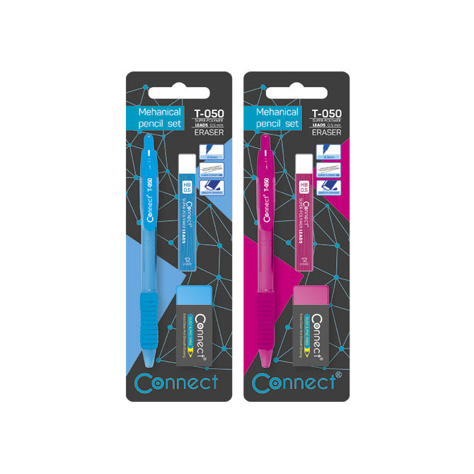 OLOVKA TEHNIČKA 0,5 MM GRIP T-050 PLUS MINE PLUS GUMICA CONNECT SORTIRANO BLISTER