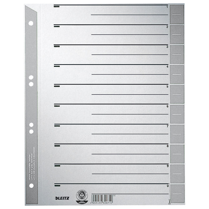 PREGRADA KARTONSKA A4 LEITZ 16520385 SIVA