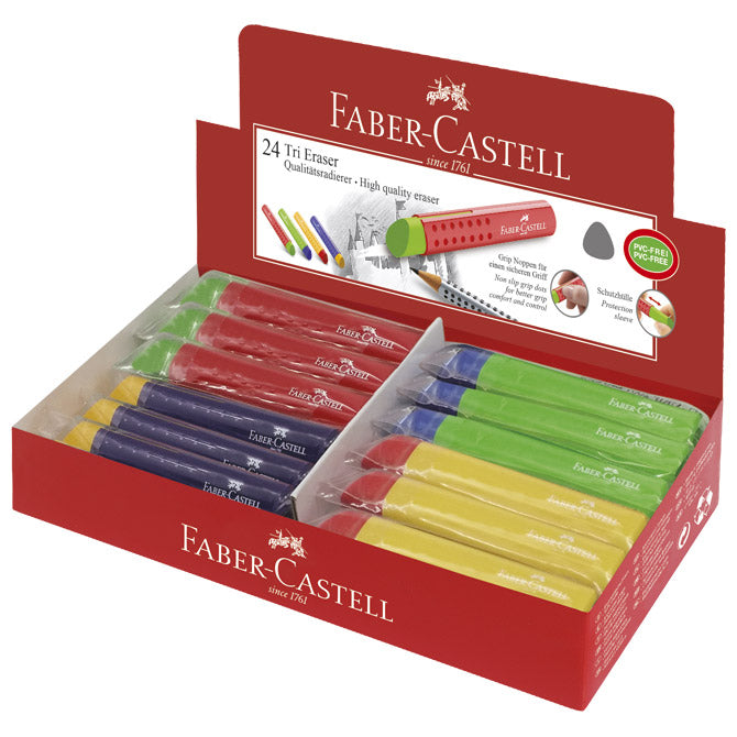 GUMICA PLASTIČNA TRI FABER CASTELL 182334 SORTIRANO