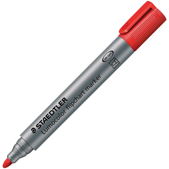 Marker flipchart 2mm lumocolor staedtler 356-2 rdeč