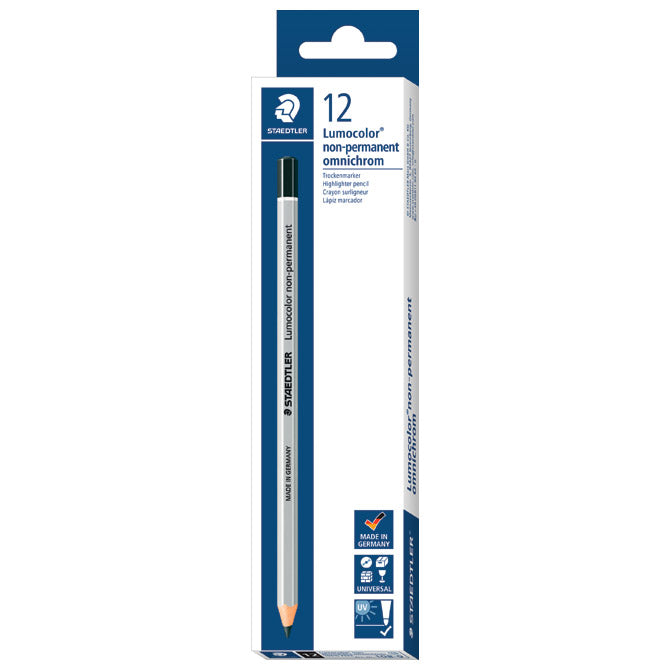 OLOVKA SPECIJALNA NEPERMANENTNA OMNICHROM PK12 STAEDTLER 108-9 CRNA