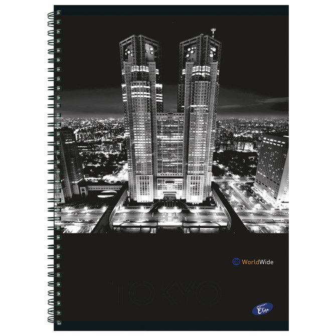 BLOK KOLEGIJ A4 KARO  70L CITIES BY NIGHT ELISA