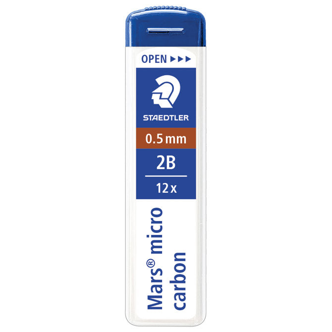 MINE 0,5MM 2B 1TUBA MARS MICRO CARBON STAEDTLER 250 05-2B