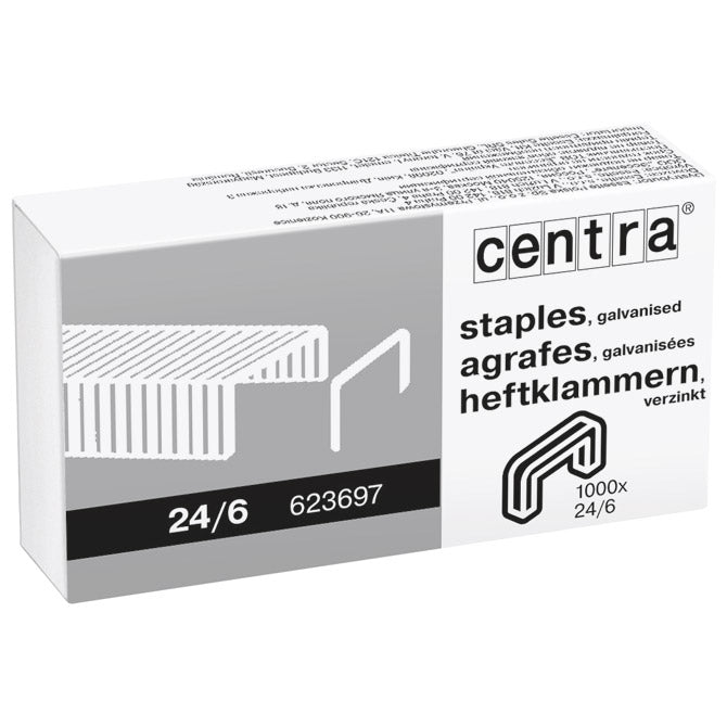 SPAJALICE STROJNE BR.24/6 PK1000 CENTRA ESSELTE 623697