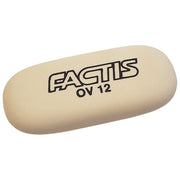 GUMICA SINTETIČKA OV12 OVAL FACTIS BIJELA-KOMAD