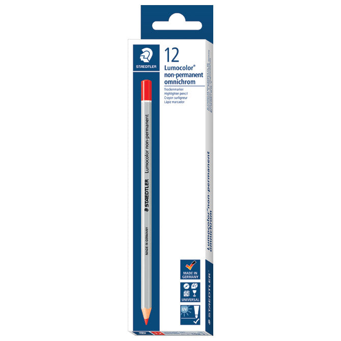 OLOVKA SPECIJALNA NEPERMANENTNA OMNICHROM PK12 STAEDTLER 108-2 CRVENA