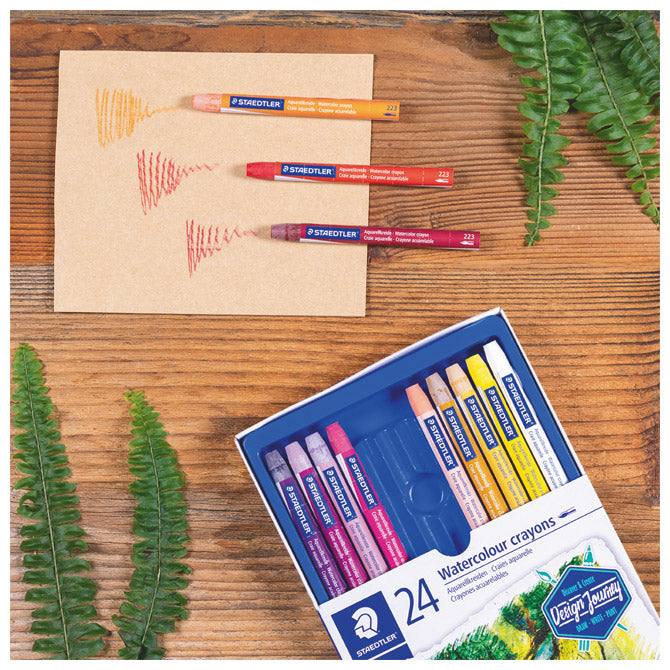 Boje voštane akvarel 12boja design journey staedtler 223 c12 blister