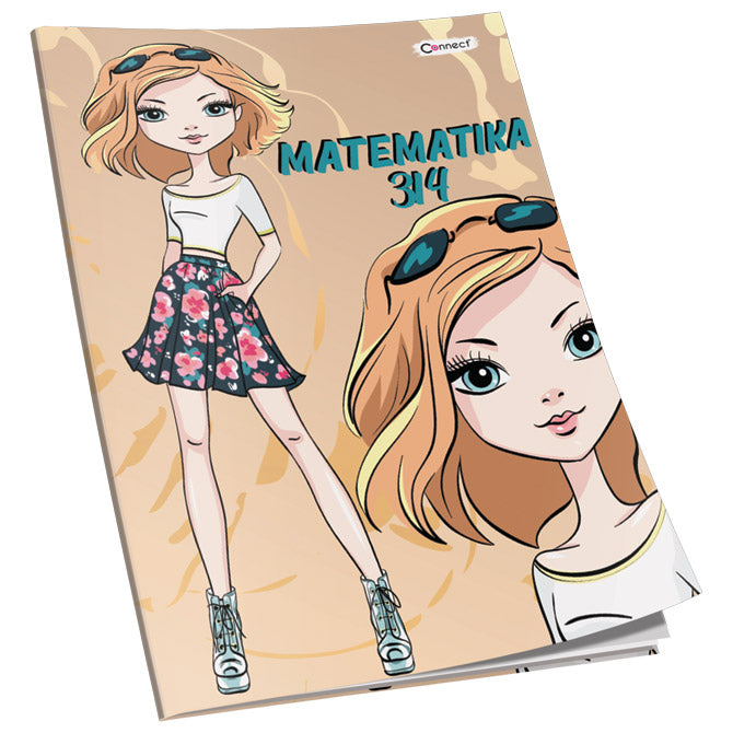 OBRAZAC ŠKOLSKI MATEMATIKA ZA 3 I 4RAZRED SOFT PLUS  CONNECT GIRL