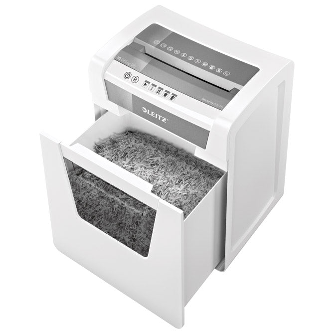 UNIČEVALEC DOKUMENTACIJE 10 LISTOV MICROCUT IQ LEITZ 80020000 BELA/SIVA