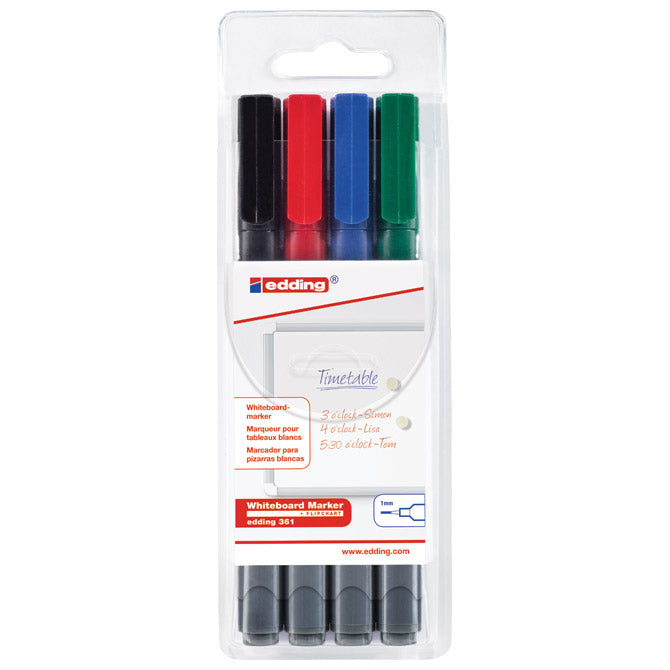 MARKER ZA BELO TABLO 1MM EDDING 361/4 S BLISTER