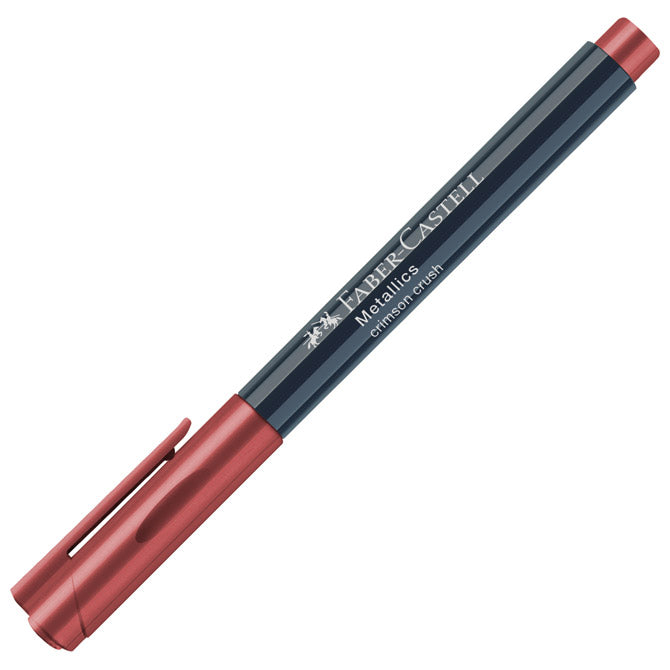 Marker permanentni 1-2mm metallic faber castell 160793 metalik bordo