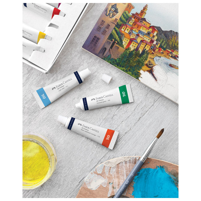 Boje uljne u tubi  9mlx12boja faber castell 379512 blister