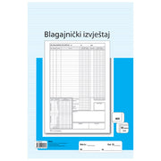 OBRAZAC A-28A/NCR/EUR BLAGAJNIČKI IZVJEŠTAJ A4 FOKUS