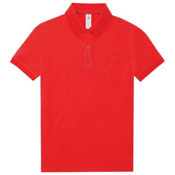 MAJICA KRATKI RUKAVI B&C MYPOLO180 WOMEN 180G CRVENA XL
