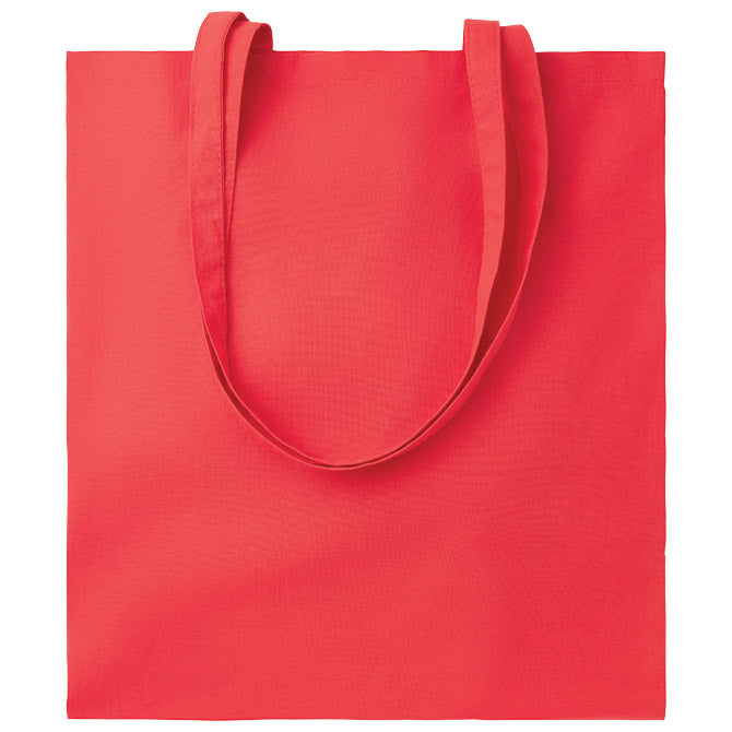 VREĆICE ZA KUPOVINU PAMUČNA 38X42CM-DUGE RUČKE MIDOCEANBRANDS MO9268-05 CRVENA