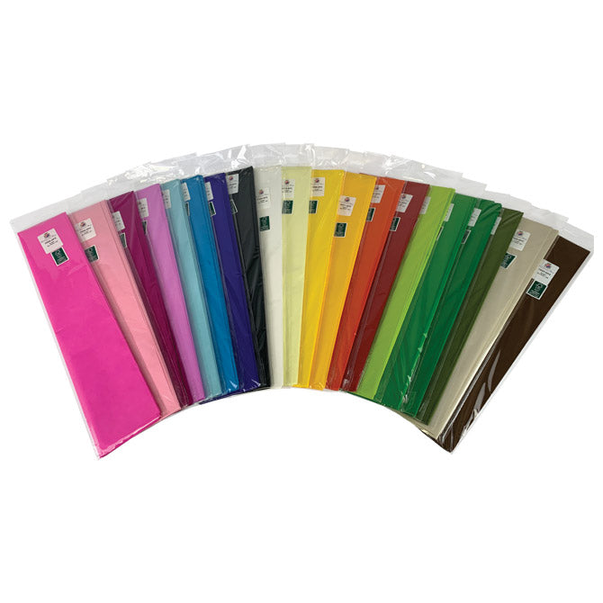 OKRASNI PAPIR TKANINA 50X76CM PK6 CARTOTECNICA ROSSI F090 RDEČI BLIS.