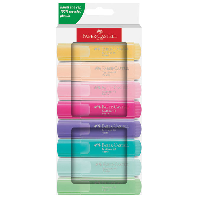 SIGNIR 1-5MM 46 PASTEL KART.KUTIJA FABER CASTELL 254658/8BOJA BLISTER