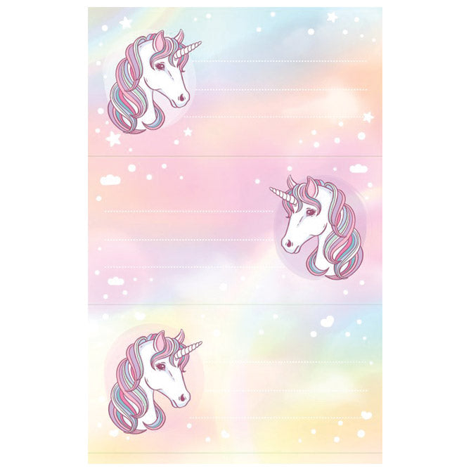 ETIKETE ŠKOLSKE PAPIR UNICORN HERLITZ 50034260 BLISTER