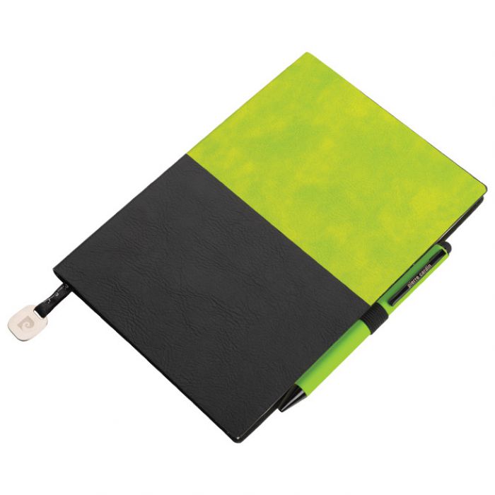 SET NOTES A5  REPORTER PLUS OL.KEM.CELEBRATION PIERRE CARDIN B3501203IP3 ZELENO-CRNA