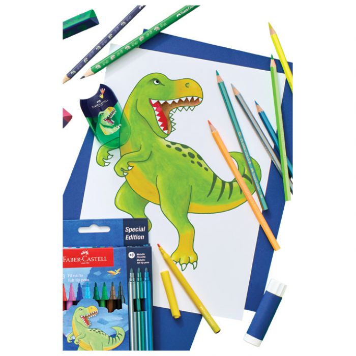 BOJE DRVENE  10 BOJA  PLUS  3 BOJE DRVENE DINO FABER CASTELL 111213 BLISTER