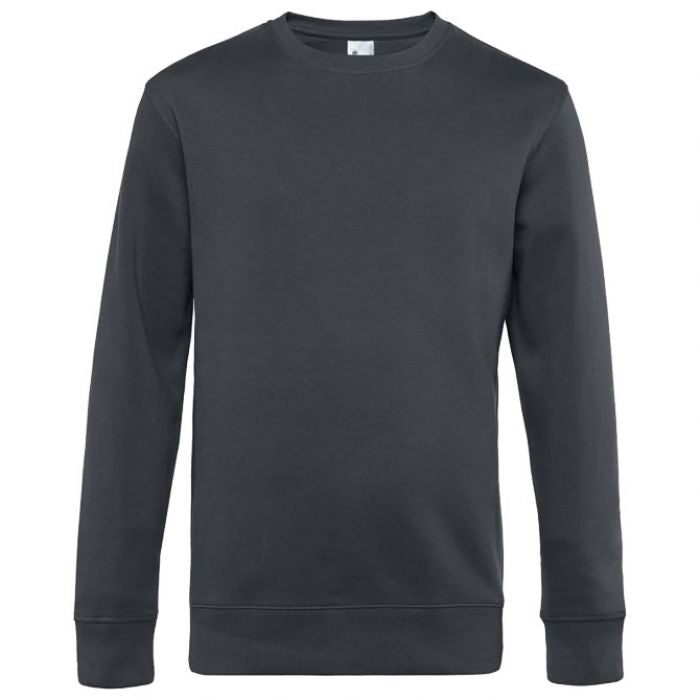 MAJICA DUGI RUKAVI B&C KING CREW NECK 280G ASPHALT S * DO ISTEKA ZALIHA