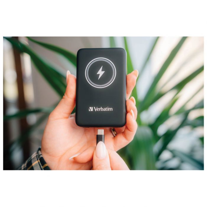 PUNJAČ POWERBANK 10000 MAH PRIJENOSNA BATERIJA VERBATIM 32245 CRNI