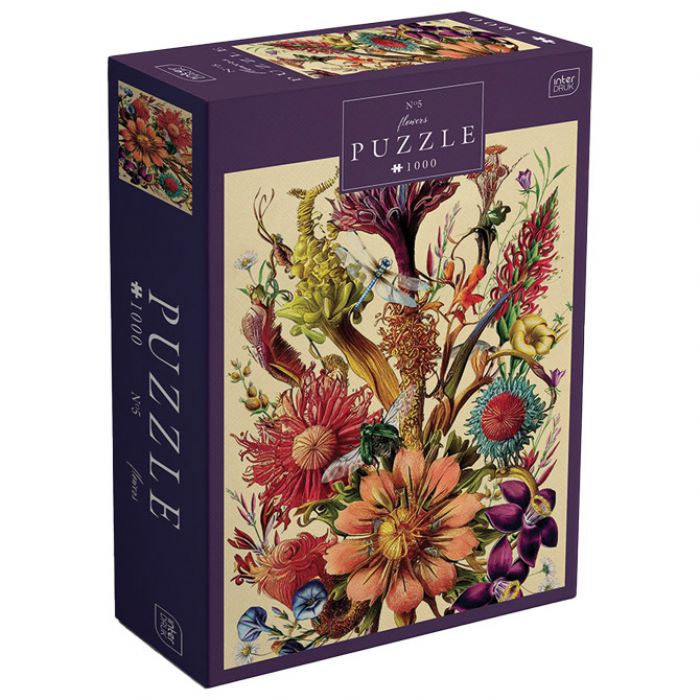 PUZZLE 1000 KOM FLOWERS 5 INTERDRUK