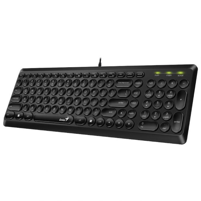 TIPKOVNICA USB SLIMSTAR Q200 GENIUS CRNA