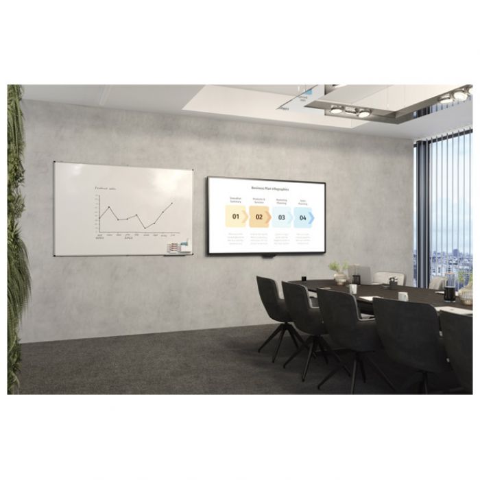 PLOČA MAGNETNA 240X120CM ALUMINIJSKI OKVIR UNITE PLUS LEGAMASTER 7-108276 BIJELA