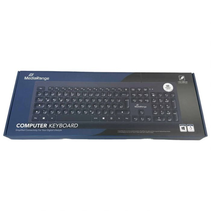 TIPKOVNICA USB MROS101-HRSI SLIM CRNA