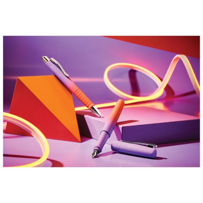 NALIVPERO POLY (M) FLOW FABER CASTELL 241019 CRVENO-LJUBIČASTO