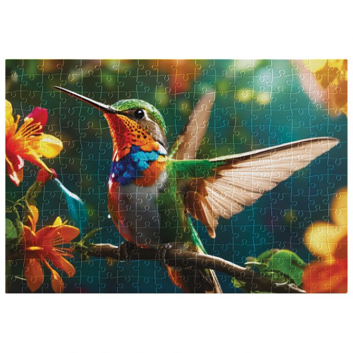 PUZZLE 250 KOM COLORFUL NATURE 8 HUMMING BIRD INTERDRUK