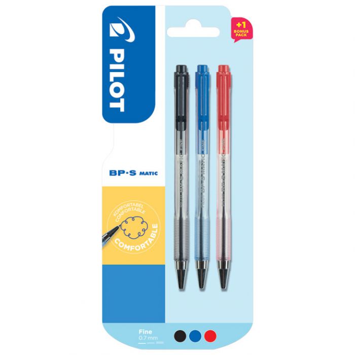 OLOVKA KEMIJSKA BP-S MATIC PK2 PLUS 1 GRATIS PILOT BPS-135-F SORTIRANO BLISTER