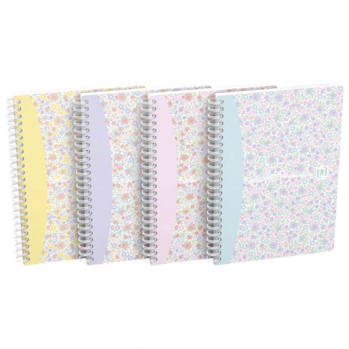 BLOK KOLEGIJ A5 CRTE  60L FLORAL PASTEL OXFORD 400094953 SORT