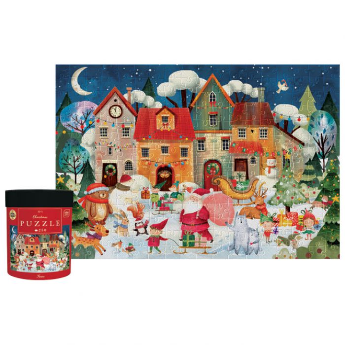 PUZZLE 250 KOM TUBA CHRISTMAS "CHRISTMAS TOWN" INTERDRUK